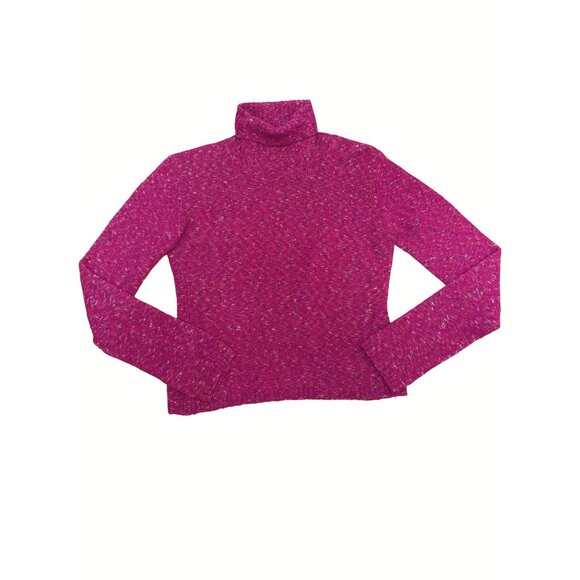 Cool Times Juniors XL Red Knit Turtleneck Sweater Cozy & Stylish - Picture 8 of 8